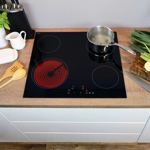 CDA HC6621FR - Black 4 Zone Ceramic Hob