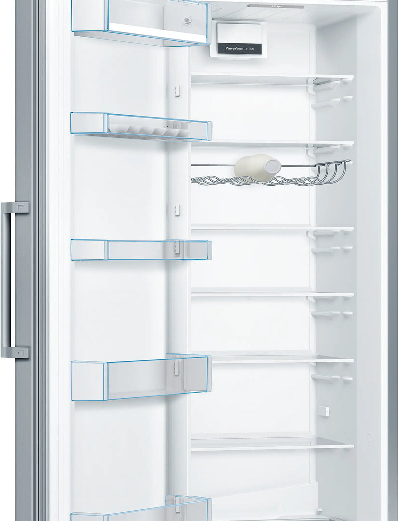 Bosch Series 4 KSV36VLEP - Stainless steel look Freestanding Fridge - E energy