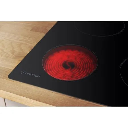 Indesit RI 161 C - Black 4 Zone Ceramic Hob