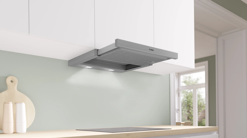 Bosch DFM063W57B  - Silver Telescopic Cooker Hood - 60cm