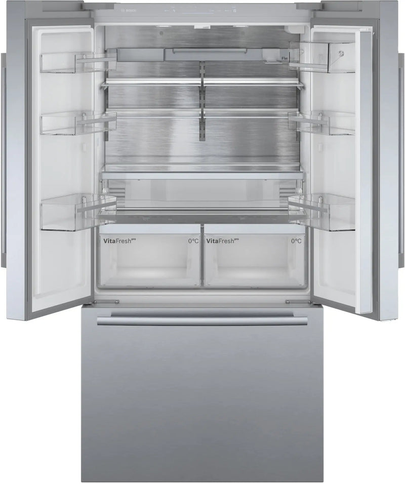 Bosch Series 8 KFF96PIEP - Stainless steel Side by Side Frost Free Fridge Freezer - E energy