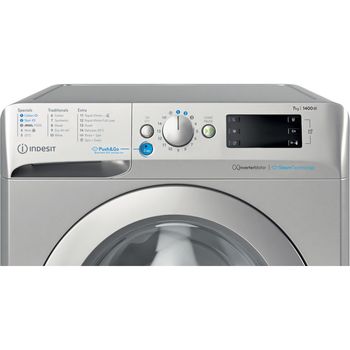 Indesit BWE 71496X SV UK - Silver 7KG Washing Machine - 1400 RPM - A energy