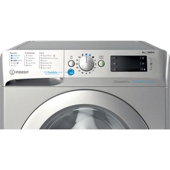 Indesit BWE 81496X SV UK - Silver 8KG Washing Machine - 1400 RPM - A energy