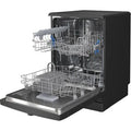 Indesit D2F HK26 B UK - Black Freestanding Dishwasher - E energy