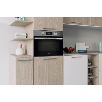 Indesit IP 252R XUK - Stainless Steel Built-in Microwave and Grill - 40L - 900W