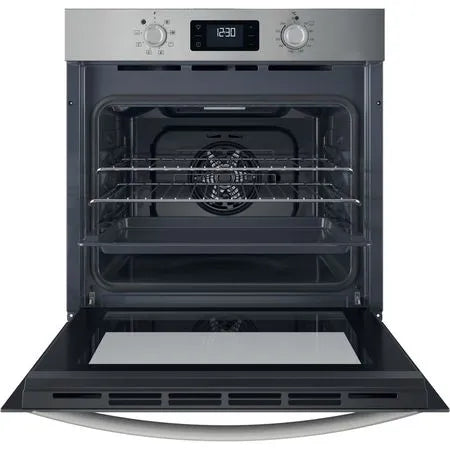 Indesit IO 253 X UK - Stainless Steel Single Oven - 66L - A Energy