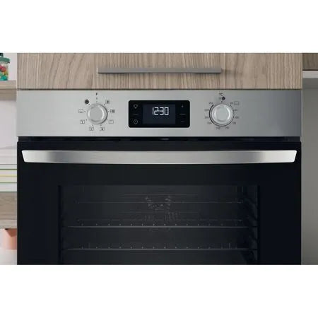 Indesit IO 253 X UK - Stainless Steel Single Oven - 66L - A Energy