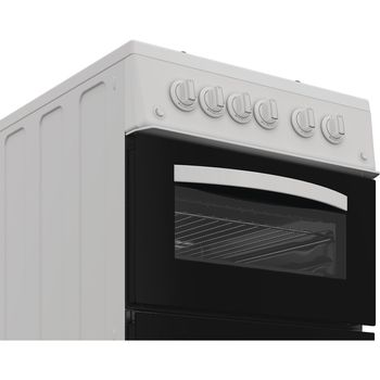 Indesit ITG5GMW - White Gas Twin Cooker - 54L Capacity - A+ Energy