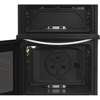 Indesit IDG6GW - White 60cm Gas Double Cooker - A+ Energy