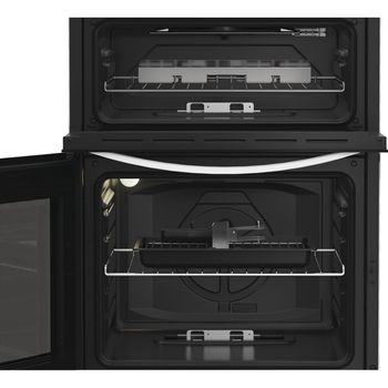 Indesit IDG6GW - White 60cm Gas Double Cooker - A+ Energy