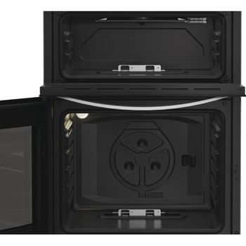 Indesit IDG6GS - Silver 60cm Gas Double Cooker - A+ Energy Rating
