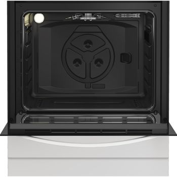 Indesit I6GGMMW/UK - White Gas Cooker - 60cm - A+ Energy