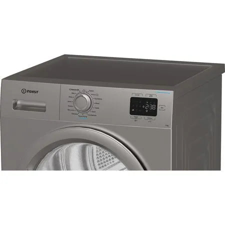 Indesit C YD 92D SS UK - Silver 9KG Heat Pump Tumble Dryer - A+ Energy