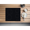Hotpoint HR 612 C H - Black 4 Zone Electric Hob