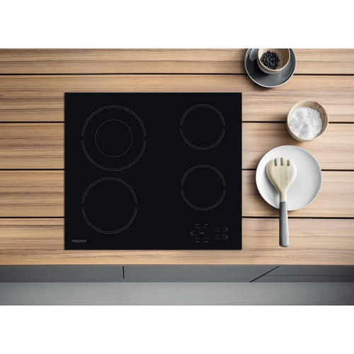 Hotpoint HR 612 C H - Black 4 Zone Electric Hob