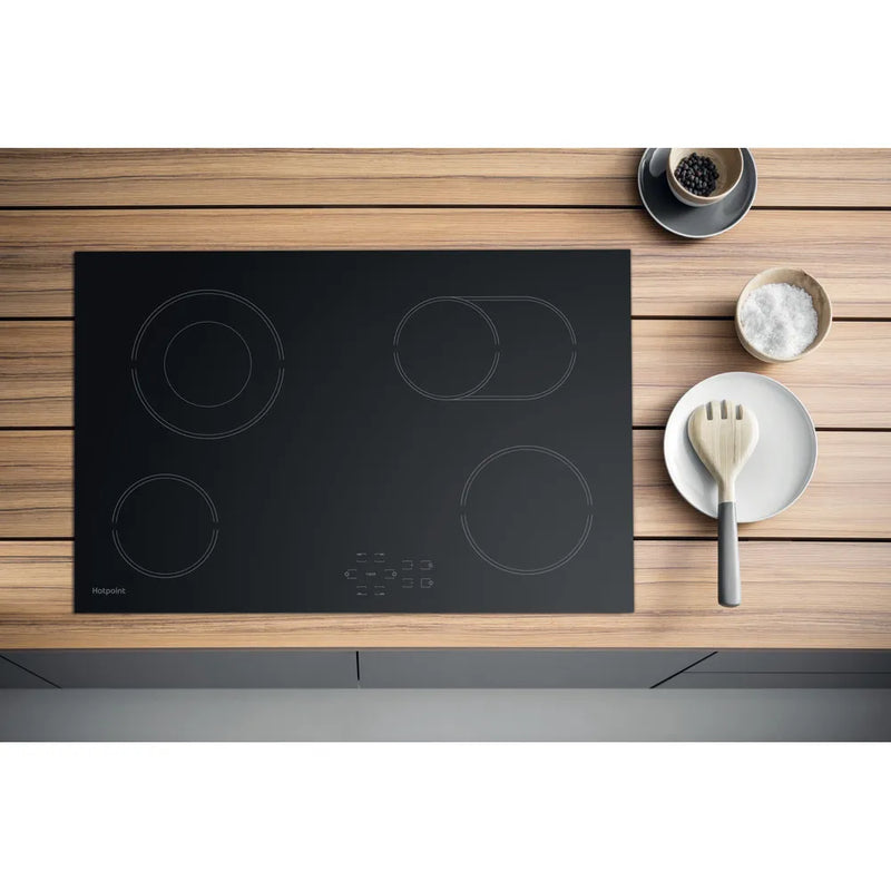 Hotpoint HR 724 B H - Black 4 Zone Ceramic Hob