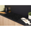 Hotpoint HR 724 B H - Black 4 Zone Ceramic Hob