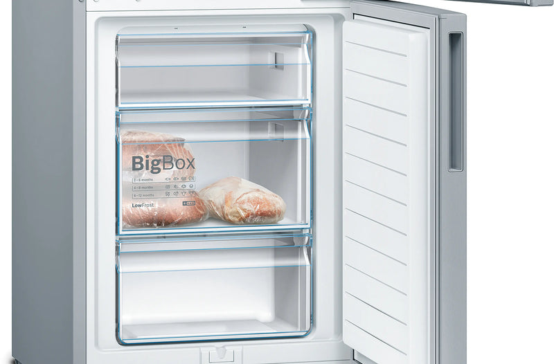 Bosch Series 4 KGV33VLEAG - Stainless Steel Fridge Freezer - 287L - E Rated
