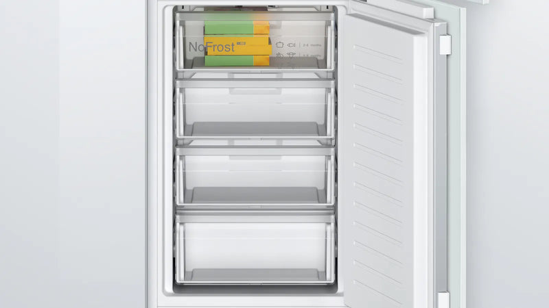 Bosch KIN85NFE0G - Integrated Frost Free Fridge Freezer - E energy
