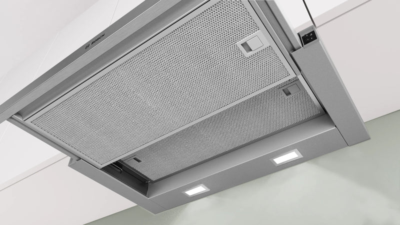 Bosch DFM063W57B  - Silver Telescopic Cooker Hood - 60cm