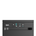 SIA SFSD459BL - Black 45cm Dishwasher - 9 Place Settings - E Energy Rating
