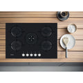 Hotpoint HGS 72S BK - Black 5 Zone Gas Hob