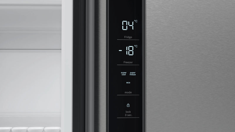 Bosch Series 4 KFN96VPEAG - Stainless Steel Frost Free American Fridge Freezer - E energy