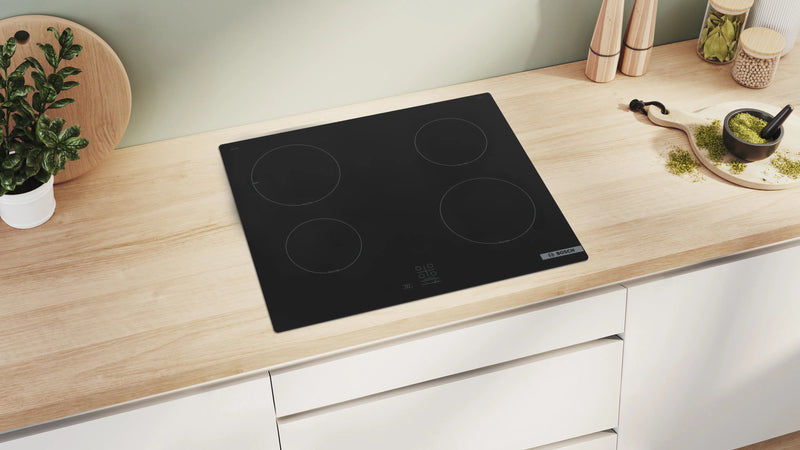 Bosch Series 2 PUG61RAA5B - Black 4 Zone Induction Hob - Display