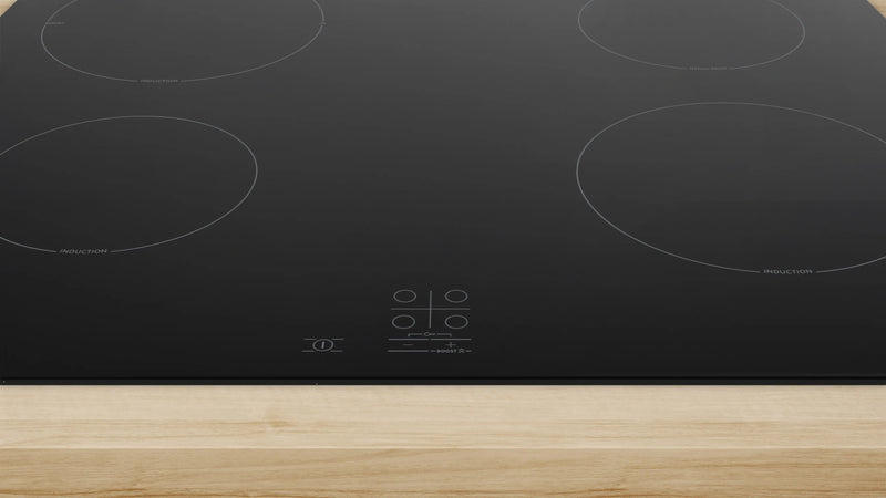Bosch Series 2 PUG61RAA5B - Black 4 Zone Induction Hob - Display