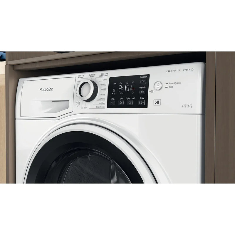 Hotpoint NDB 9635 W UK - White 9KG/6KG Washer Dryer - 1400 RPM - D energy