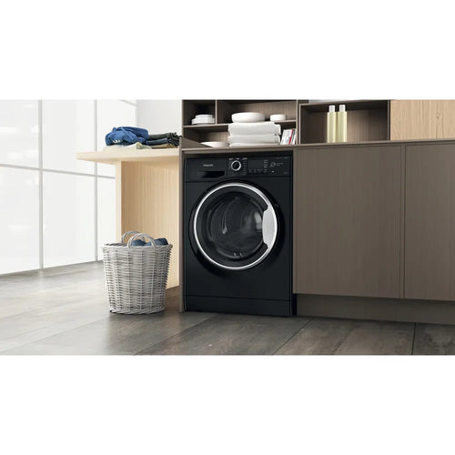 Hotpoint NDB 9635 BS UK - Black 9KG/6KG Washer Dryer - 1400 RPM - D energy