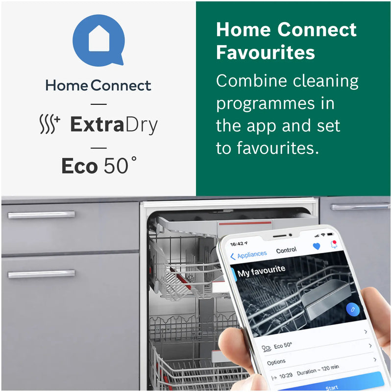 Bosch SMD6ZCX61G - Fully Integrated Dishwasher - 13 Place Settings - C Energy Rating