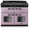 Rangemaster CLDLB110DFPHTH/CM1 - Heather/Chrome Range Cooker - Dual Fuel - A Energy Rating