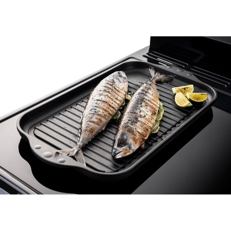Rangemaster Classic Deluxe - Heather/Chrome Range Cooker - 110cm Induction - A Rated