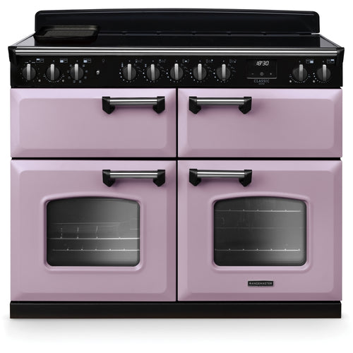 Rangemaster Classic Deluxe - Heather/Chrome Range Cooker - 110cm Induction - A Rated
