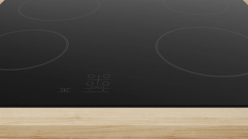 Bosch Series 2 PKE61RAA8B - Black 4 Zone Ceramic Hob