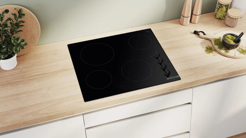 Bosch Series 2 PKE611CA3E - Black 4 Zone Ceramic Hob