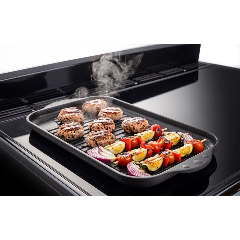 Rangemaster Classic Deluxe - Stone Blue 90cm Induction Range Cooker - A Energy