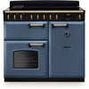 Rangemaster Classic Deluxe - Stone Blue Range Cooker - 100cm Induction - A Energy Rating