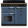 Rangemaster Classic Deluxe - Stone Blue Range Cooker - 100cm Induction - A Energy Rating
