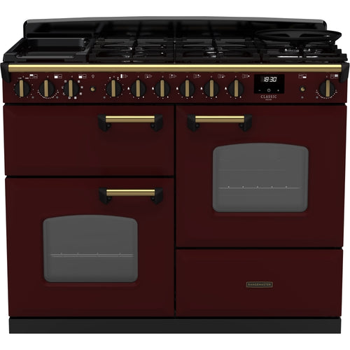 Rangemaster CLDLO110DFPBOR/AB1 - 110cm Dual Fuel Range Cooker - 5 Year Warranty