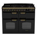 Rangemaster CLDLB110DFPCBL/AB1 - Black Dual Fuel Range Cooker - 7 Cooking Zones - A Rated