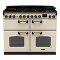 Rangemaster CLDLB110DFPPCR/AB1 - Cream 110cm Dual Fuel Range Cooker - Classic Deluxe