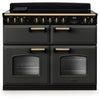 Rangemaster CLDLB110EIPSLT/AB1 - Slate/Antique Brass Range Cooker - 110cm Induction - A Energy