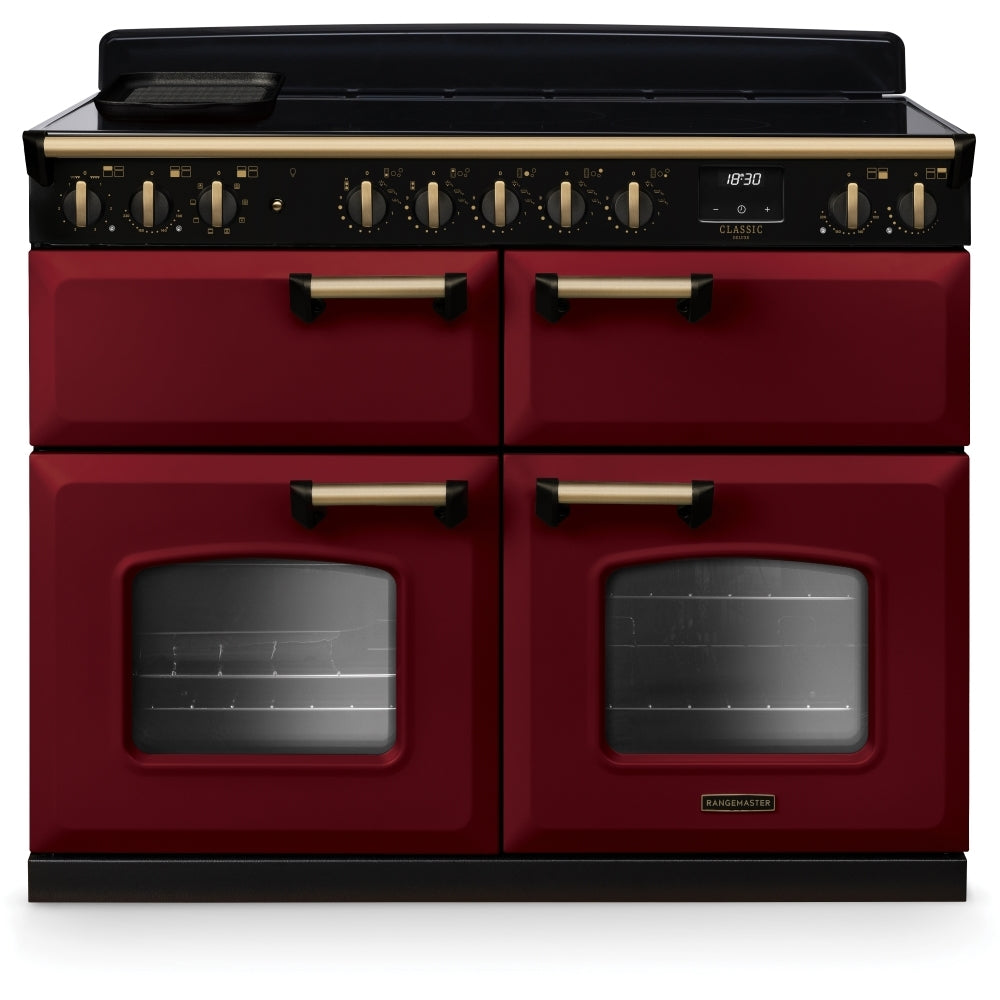 Rangemaster CLDLB110EIPBOR/AB1 Classic Deluxe - Bordeaux Range Cooker ...