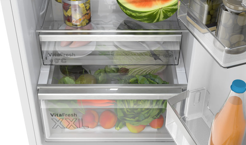 Bosch Series 6 KGN39AWCTG - White Freestanding 70/30 Frost Free Fridge Freezer - C energy