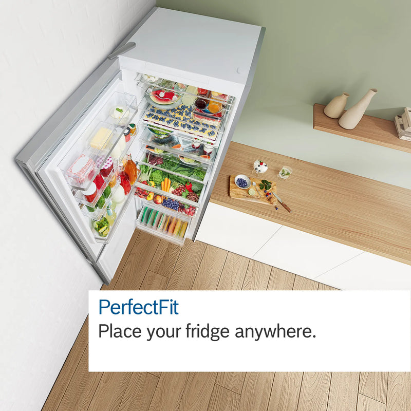 Bosch Series 6 KGN39AWCTG - White Freestanding 70/30 Frost Free Fridge Freezer - C energy
