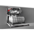 Hoover HRIN 2L360PB-80 - Black Integrated Dishwasher - E energy - Display