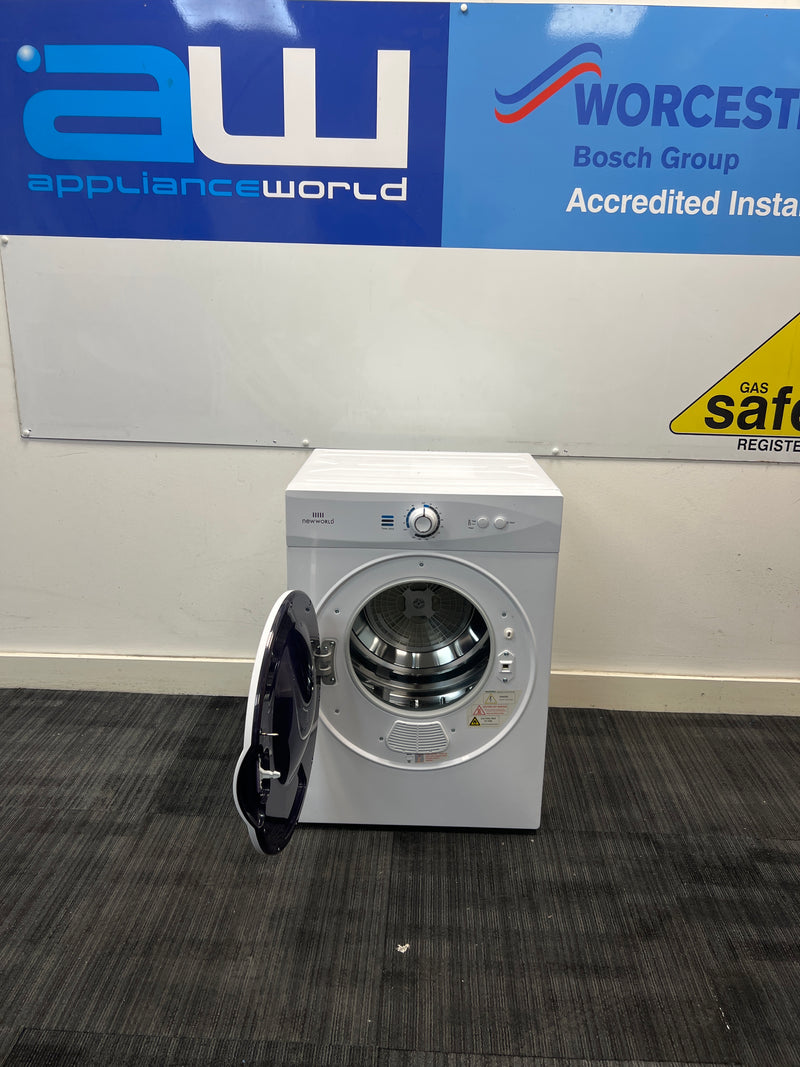 New World NW3KGVTD - White 3KG Compact Tumble Dryers - C energy - Unboxed