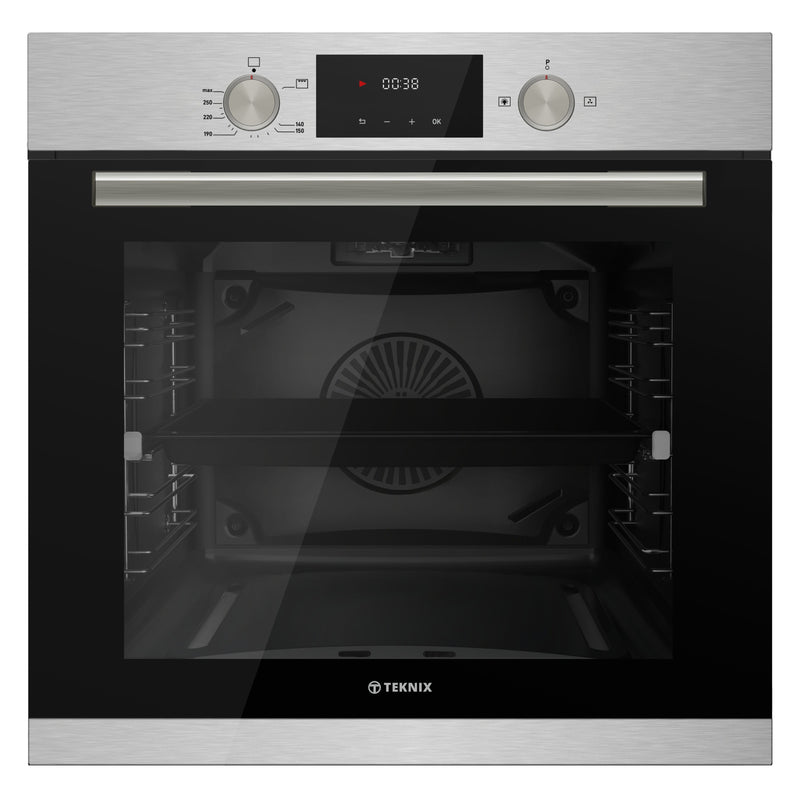 Teknix BITK264GSX - Stainless Steel Single Oven - Gas - 69L - A Energy